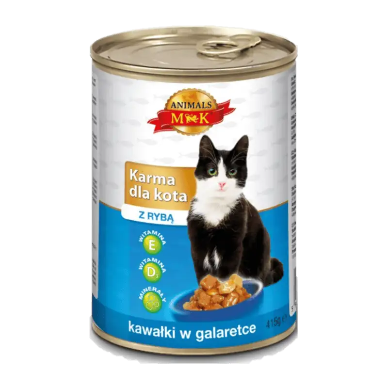 MK Animals Karma dla kota z rybą 415 g