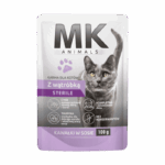 MK Animals Sterile Karma dla kota z wątróbką 100 g
