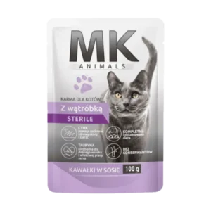 MK Animals Sterile Karma dla kota z wątróbką 100 g