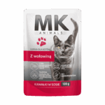 MK Animals Karma dla kota z wołowiną 100 g