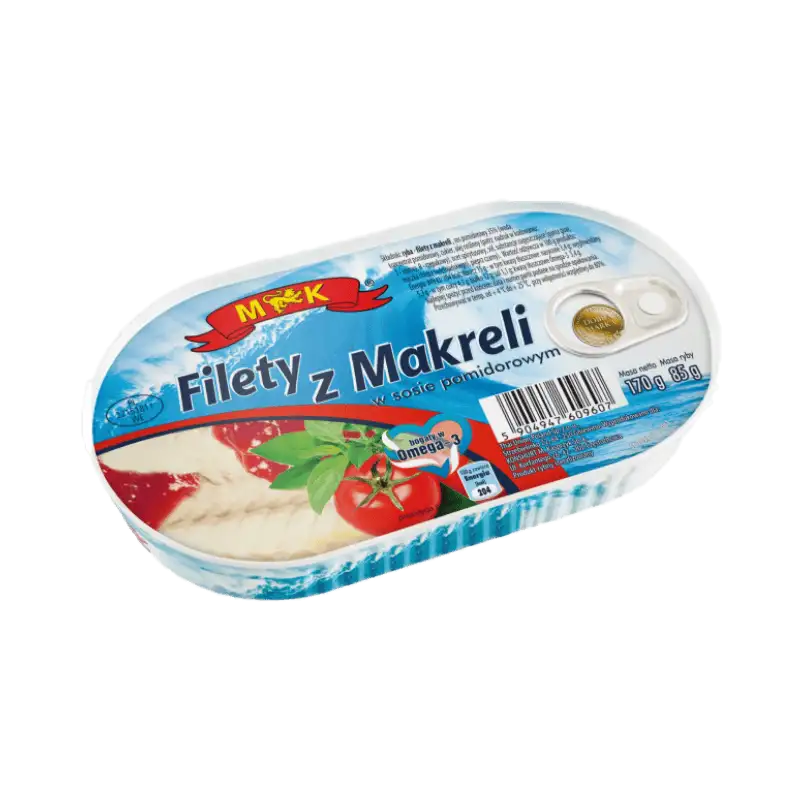 MK Filety z Makreli w Sosie Pomidorowym 170 g