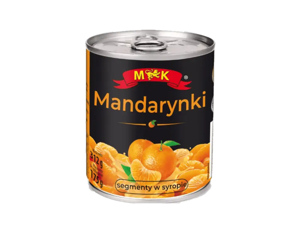 MK Mandarynki Segmenty w Lekkim Syropie 312 g