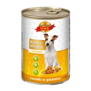MK Animals Karma dla psa z drobiem 415 g