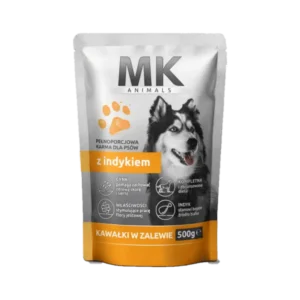 MK Animals Karma dla psa z indykiem 500 g