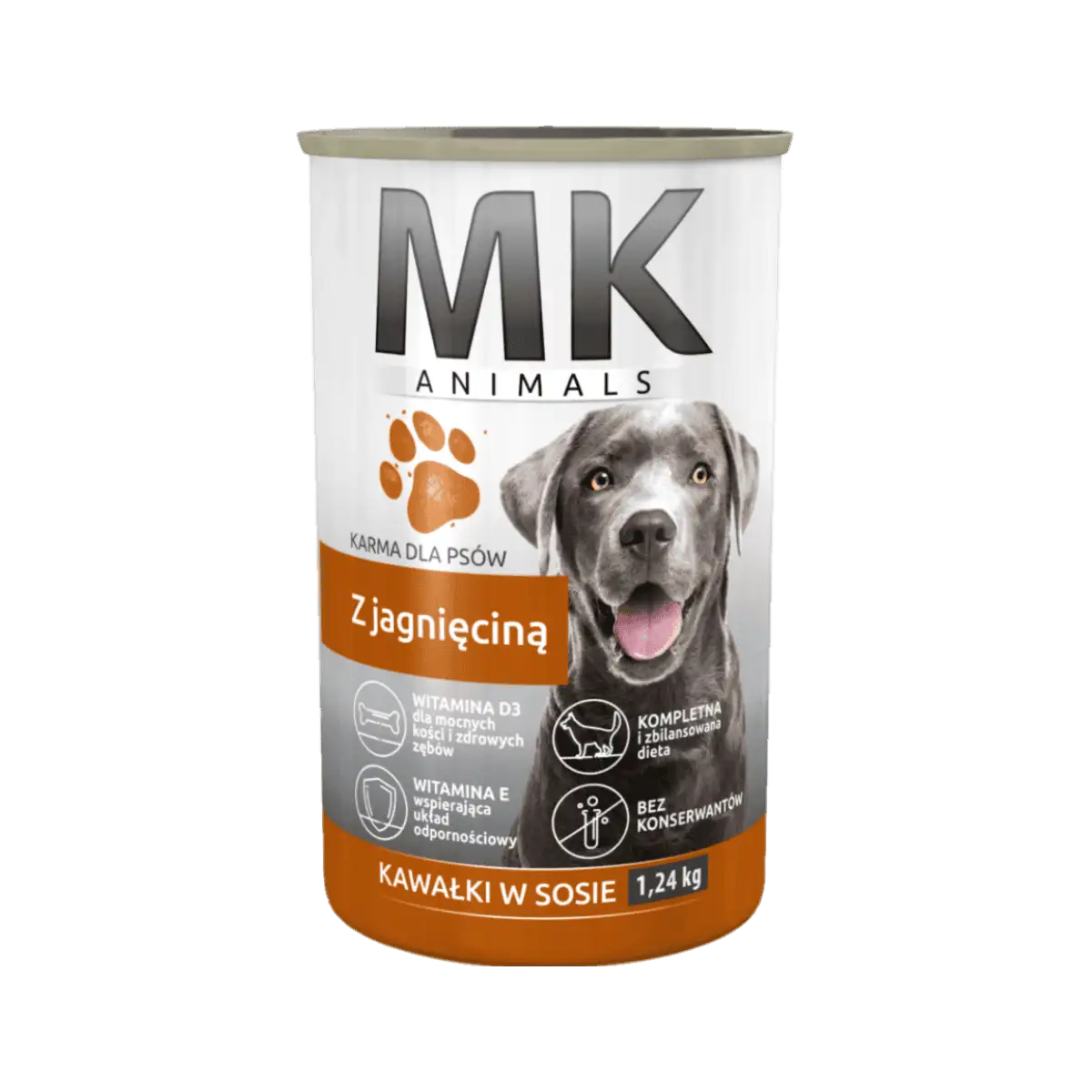 MK Animals Karma dla psa z jagnięciną 1240 g