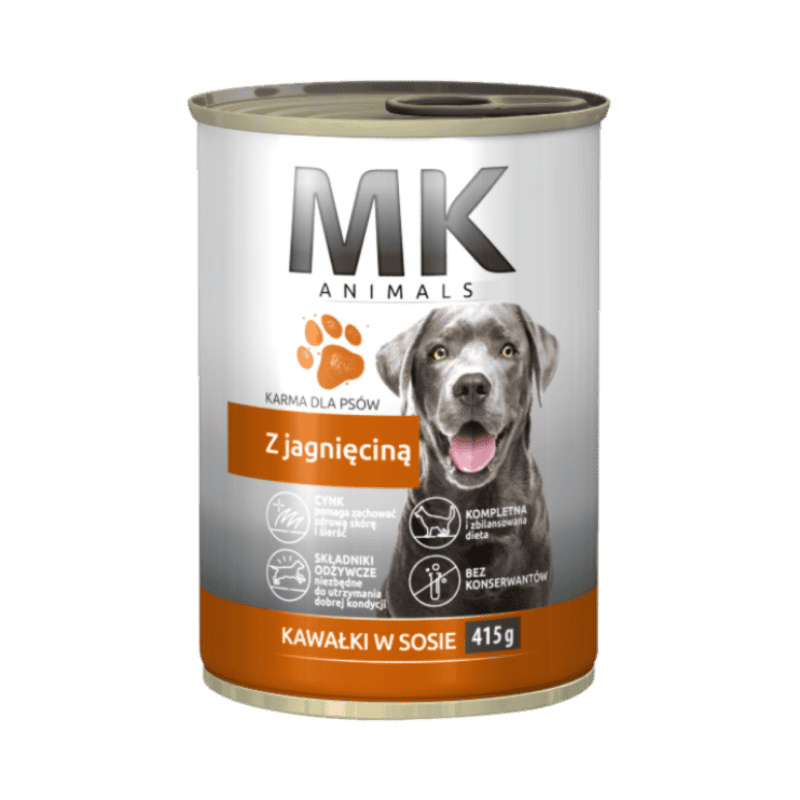 MK Animals Karma dla psa z jagnięciną 415 g