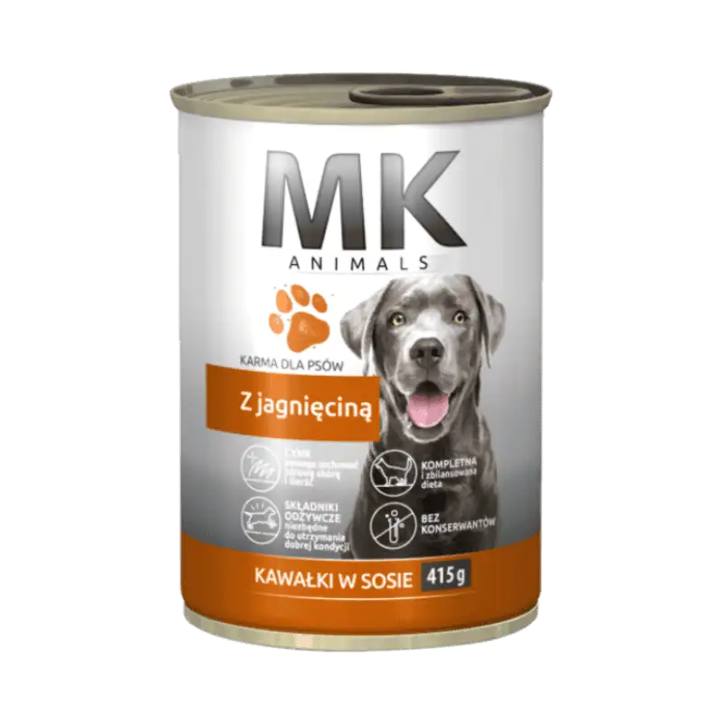 MK Animals Karma dla psa z jagnięciną 415 g