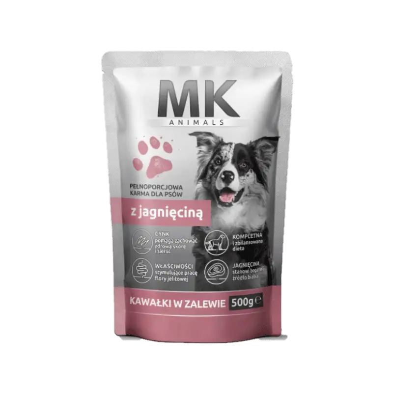 MK Animals Karma dla psa z jagnięciną 500 g