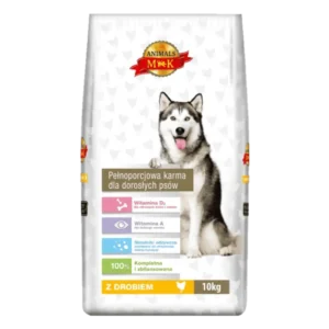 MK Animals Karma sucha dla psa z drobiem 10 kg