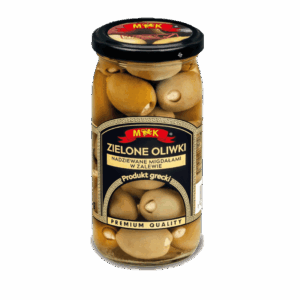 MK Zielone Oliwki Nadziewane Migdałami w Zalewie 350 g