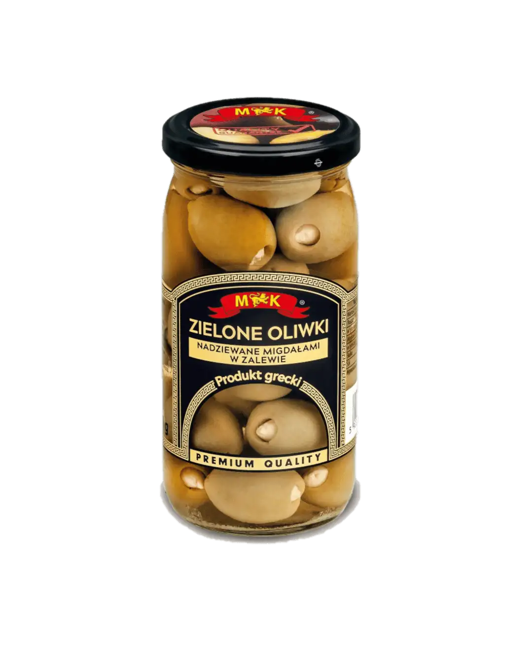 MK Zielone Oliwki Nadziewane Migdałami w Zalewie 350 g
