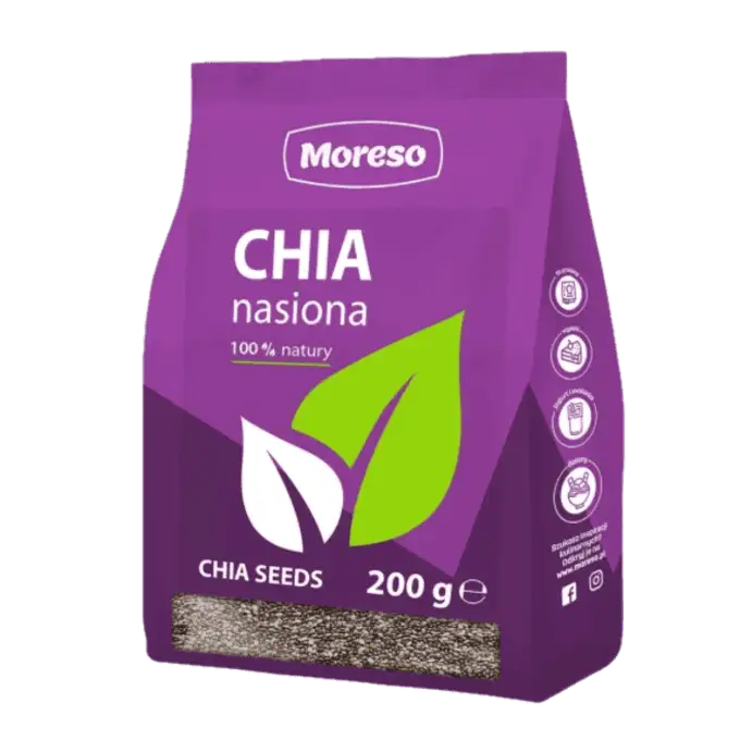 moreson nasiona chia Moreso Nasiona Chia 200 g