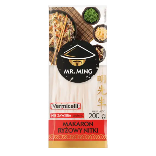 Mr. Ming Makaron Ryżowy Nitka Vermicelli 200 g