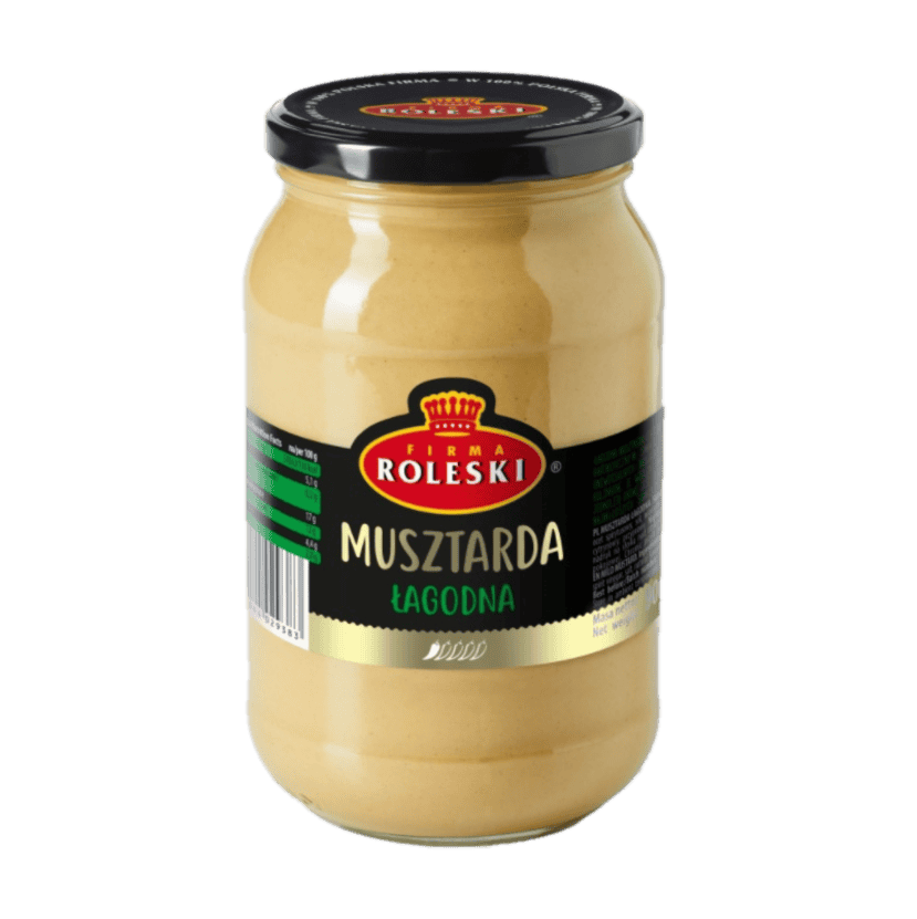 Roleski Musztarda Łagodna 900 g