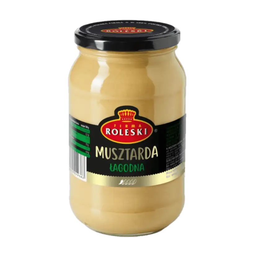 Roleski Musztarda Łagodna 900 g