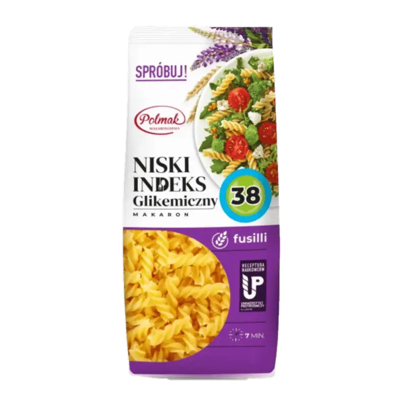 niski indeks fusili Polmak Niski Indeks Glikemiczny Fusilli 250 g