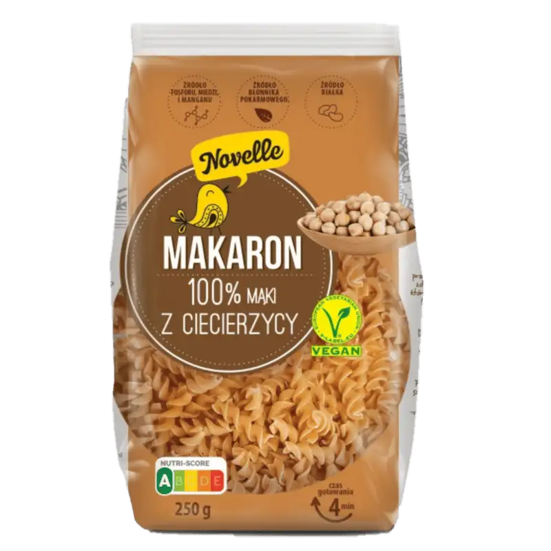Novelle Makaron Proteinowy z Ciecierzycy 250 g