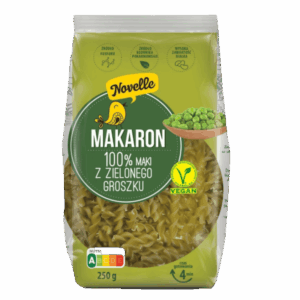 MAKARON NOVELLE Z ZIELONEGO GROSZKU 250G MAKARONY POLSKIE