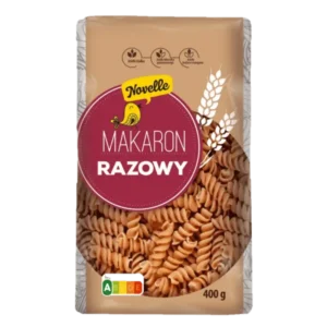 Novelle Makaron Razowy Świderki 400 g