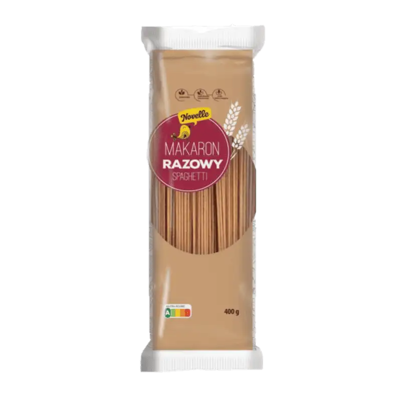 novelle makaroz razowy spageti Novelle Makaron Razowy Spaghetti 400 g