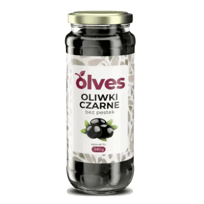 OLVES Oliwki Czarne Drylowane 340 g