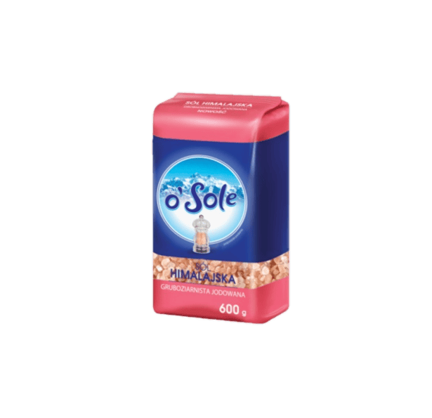 o'Sole Sól Himalajska Gruboziarnista Jodowana 600 g