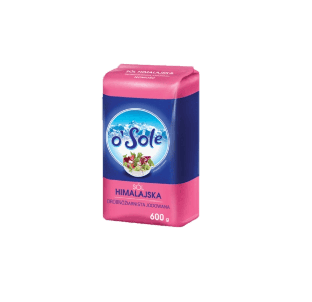 o'Sole Sól Himalajska Drobnoziarnista Jodowana 600 g