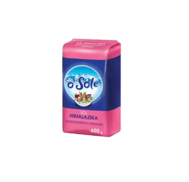 o'Sole Sól Himalajska Drobnoziarnista Jodowana 600 g