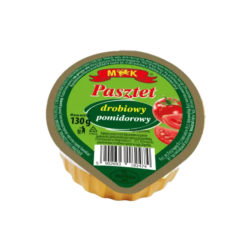 MK Pasztet Drobiowy Pomidorowy 130 g