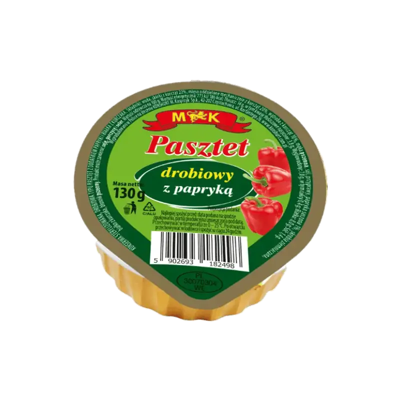 MK Pasztet Drobiowy z Papryką 130 g