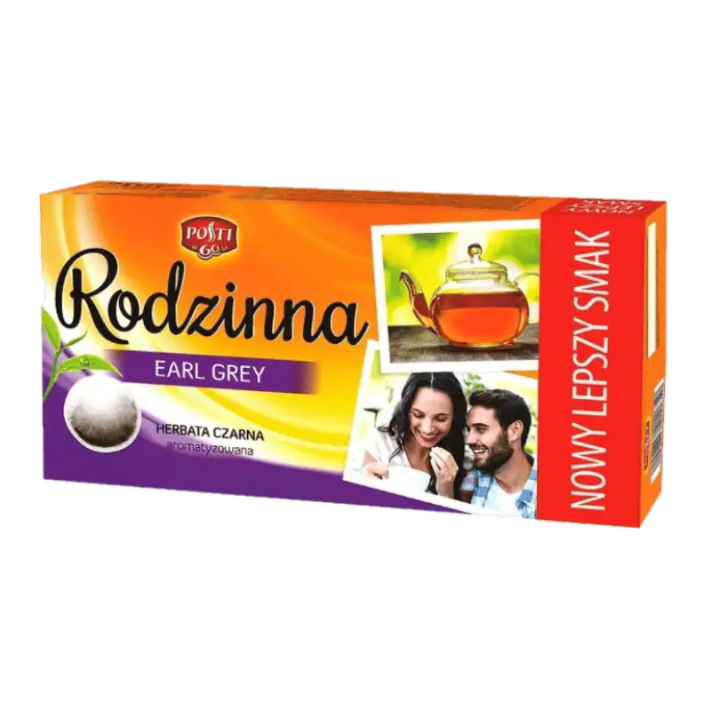 Posti Rodzinna Herbata Czarna Earl Grey 80 Torebek 112 g