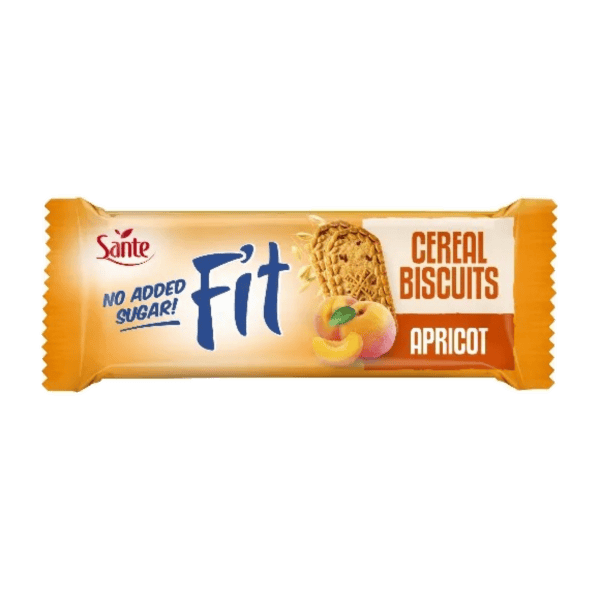 sante fit brzoskwinia SANTE CIASTECZKA FIT ZBOŻOWE Z MORELĄ BEZ CUKRU 50G