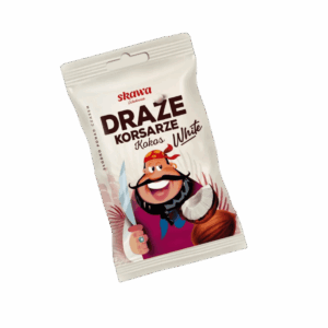 DRAŻE KOKOSOWE KORSARZE WHITE! 70G SKAWA
