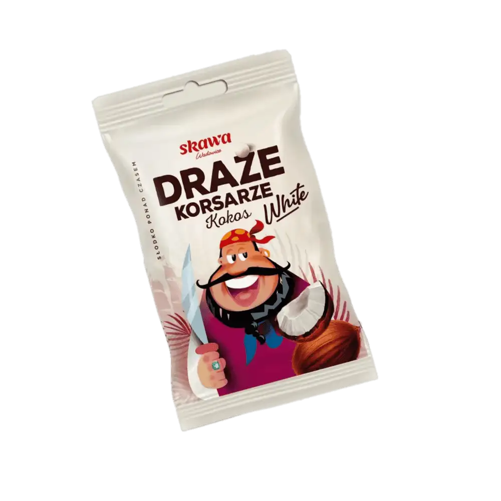 Skawa Draże Kokosowe Korsarze White 70 g