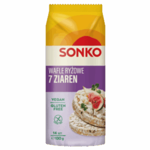 SONKO WAFLE RYŻOWE 7 ZIAREN 130G