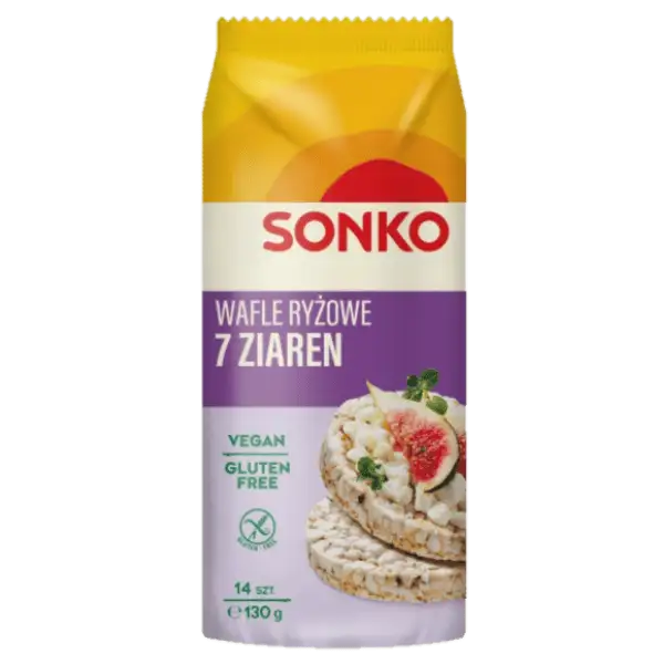 Sonko Wafle Ryżowe 7 Ziaren 130 g