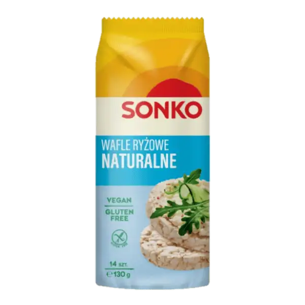 sonko naturalne Sonko Wafle Ryżowe Naturalne 130 g