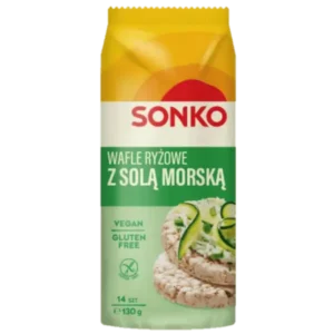 Sonko Wafle Ryżowe z Solą Morską 130 g
