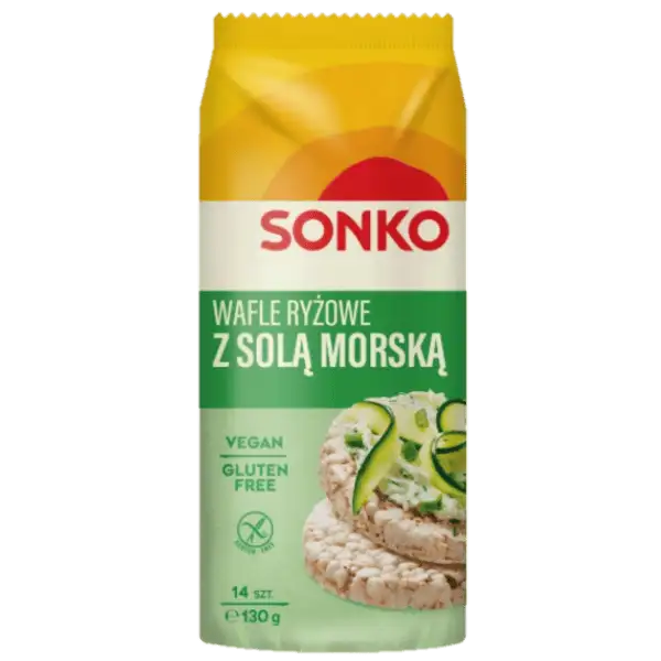 sonko z sola morska Sonko Wafle Ryżowe z Solą Morską 130 g