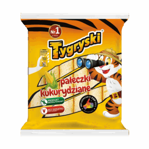 TYGRYSKI PAŁECZKI KUKURYDZIANE 50G TBM