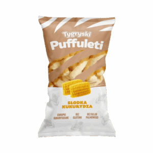 TYGRYSKI PUFFULETI CHRUPKI SŁODKA KUKURRYDZA 85G TBM