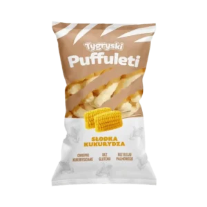 Tygryski Puffuleti Słodka Kukurydza 85 g
