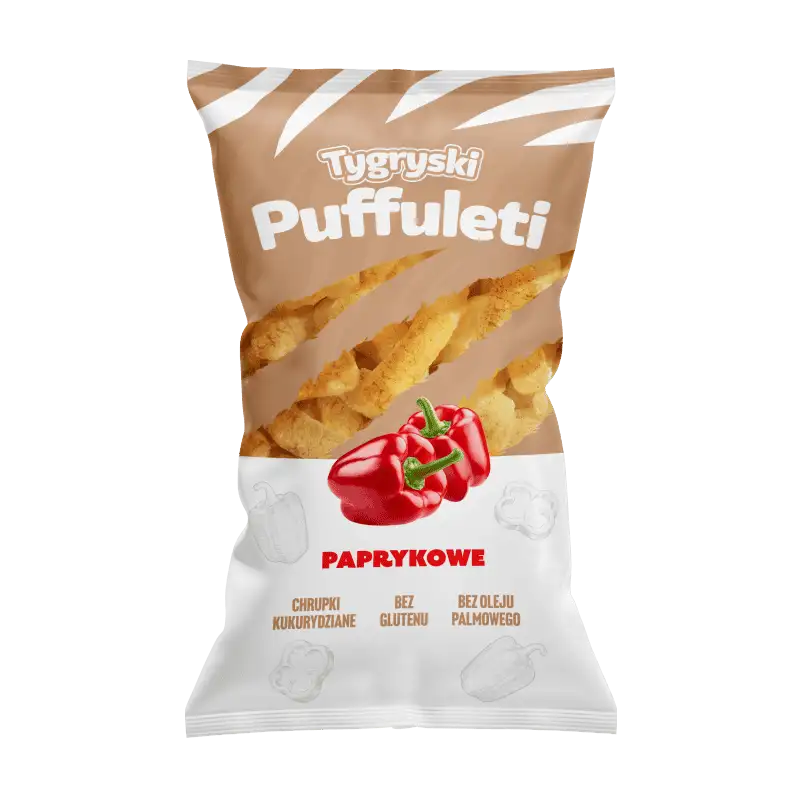 Tygryski Puffuleti Paprykowe 85 g