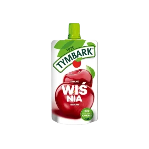 Tymbark Mus Jabłko, Wiśnia, Banan 120 g