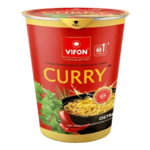 Vifon Zupa Błyskawiczna Kurczak Curry Ostra Kubek 60 g