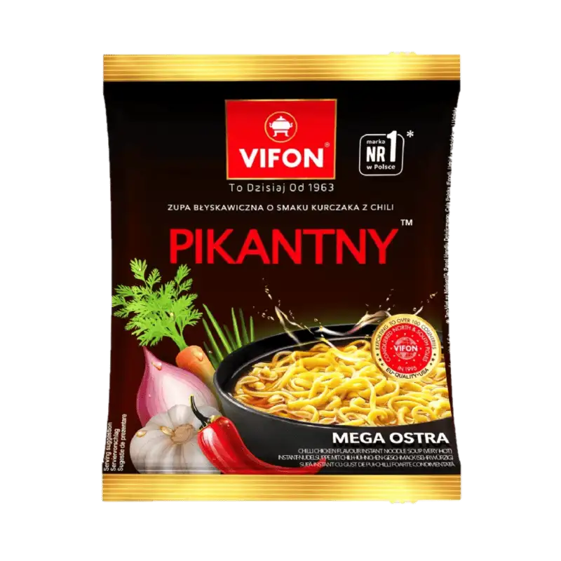 vifon pikantny Vifon Zupa Błyskawiczna Kurczak Pikantny 70 g