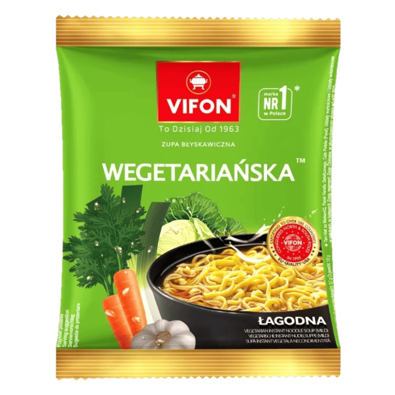 vifon wegetarianska VIFON WEGETARIAŃSKA ŁAGODNA 70G