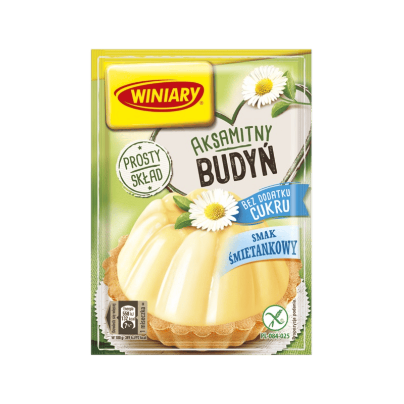 WINIARY BUDYŃ ŚMIETANKOWY BEZ CUKRU 35G