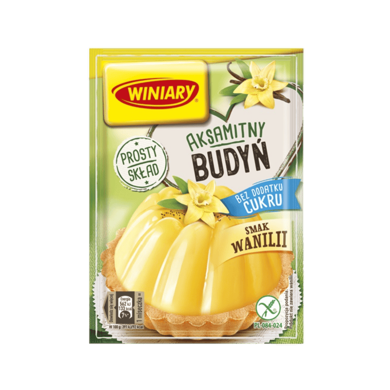WINIARY BUDYŃ WANILIOWY BEZ CUKRU 35G