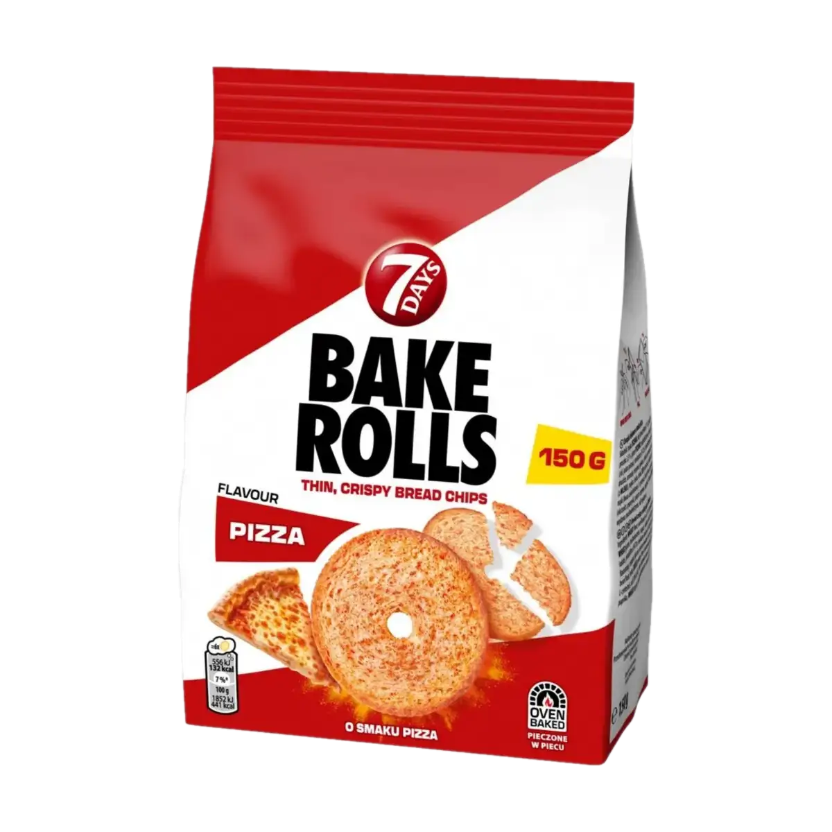 7 Days Bake Rolls Chrupki Chlebowe o Smaku Pizzy 150 g